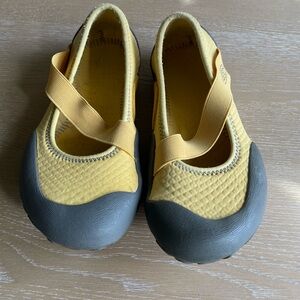 Keen Yellow and Gray Water Shoes with Slip-On Design